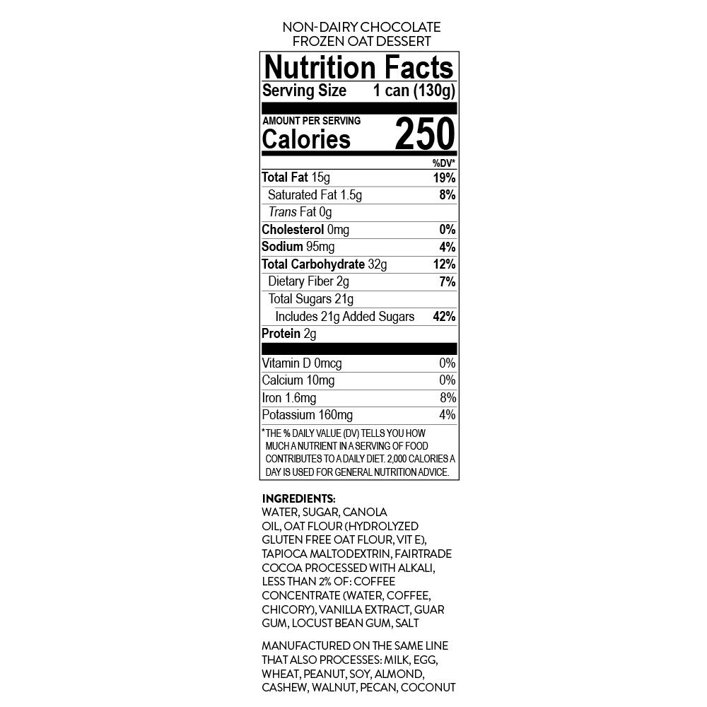Chocolate Oat Non-Dairy Frozen Dessert (12-Pack) - Image 3